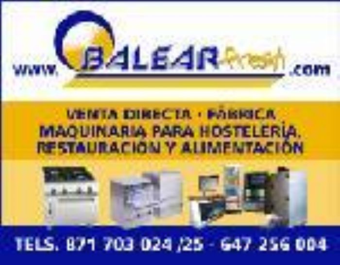 Maquinaria para la hosteleria y Restauracion venta directa